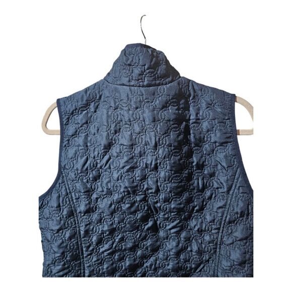 GREAT NORTHWEST INDIGO Black Quilted Vest Jacket - Size Large - Picture 4 of 8